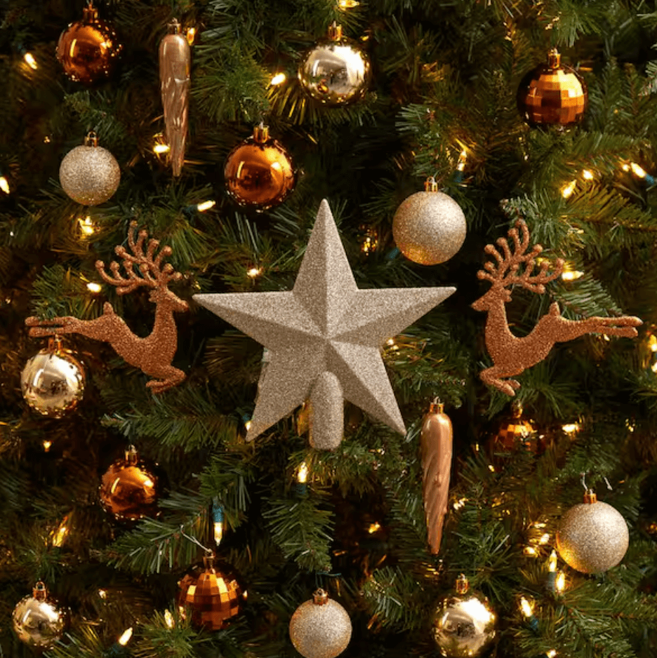 neutral christmas decorations ornaments